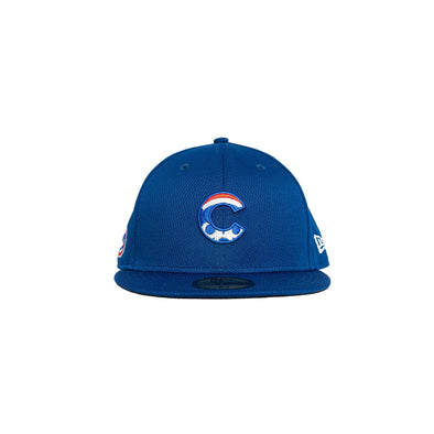 Blue Cubs Multi Color 3D Embroidery with Performance Mesh Hat