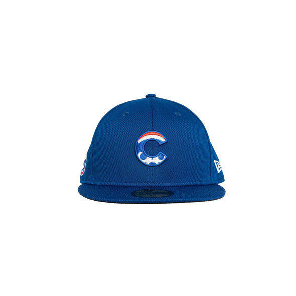 Blue Cubs Multi Color 3D Embroidery with Performance Mesh Hat