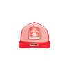 Red Merrowed Edge Patch Hat